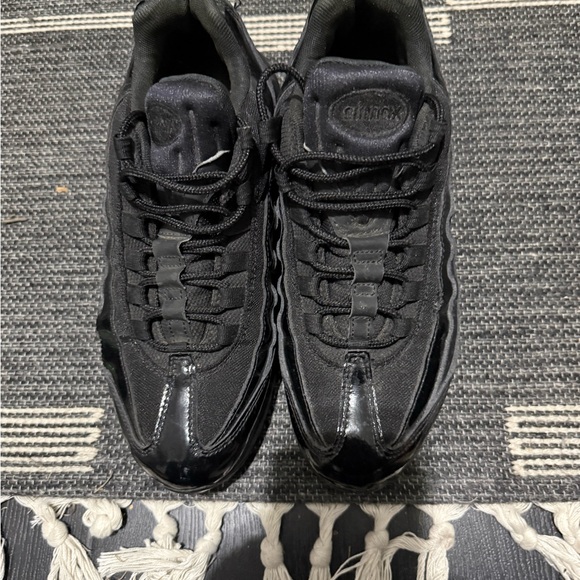 Nike Women's All Black Air Max 95 Sneakers - Picture 1 of 5